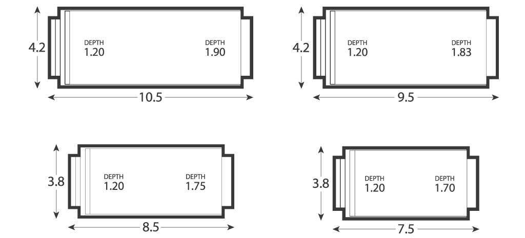 Classic 1 Pool Diagrams