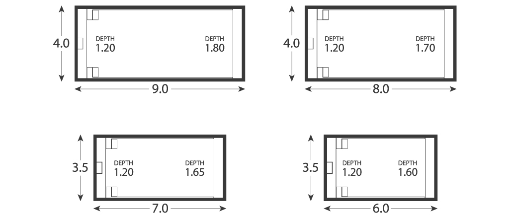 Entertainer Pool Diagrams