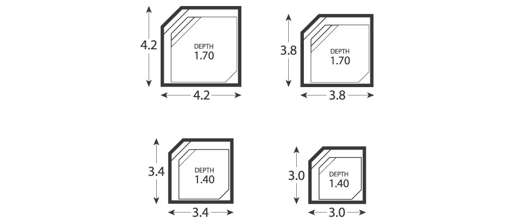 Versace Pool Diagrams